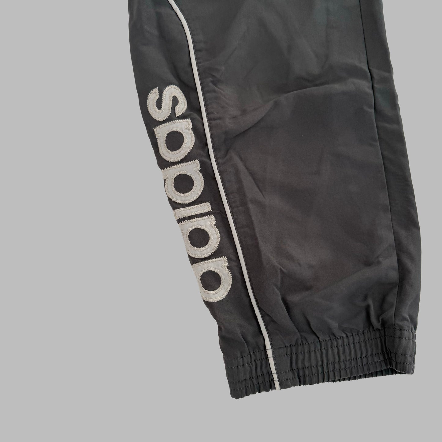 90s Adidas Striped Baggy Track Pants - M