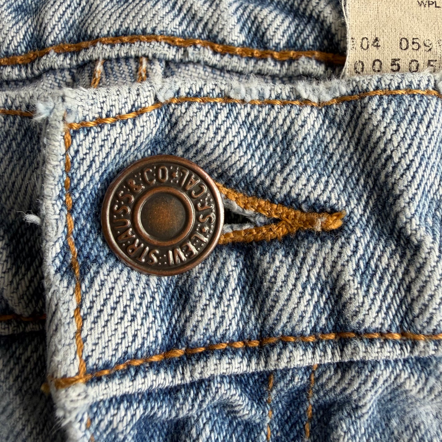 90s Levis Paper Tag Straight Leg Jeans - 40 x 32