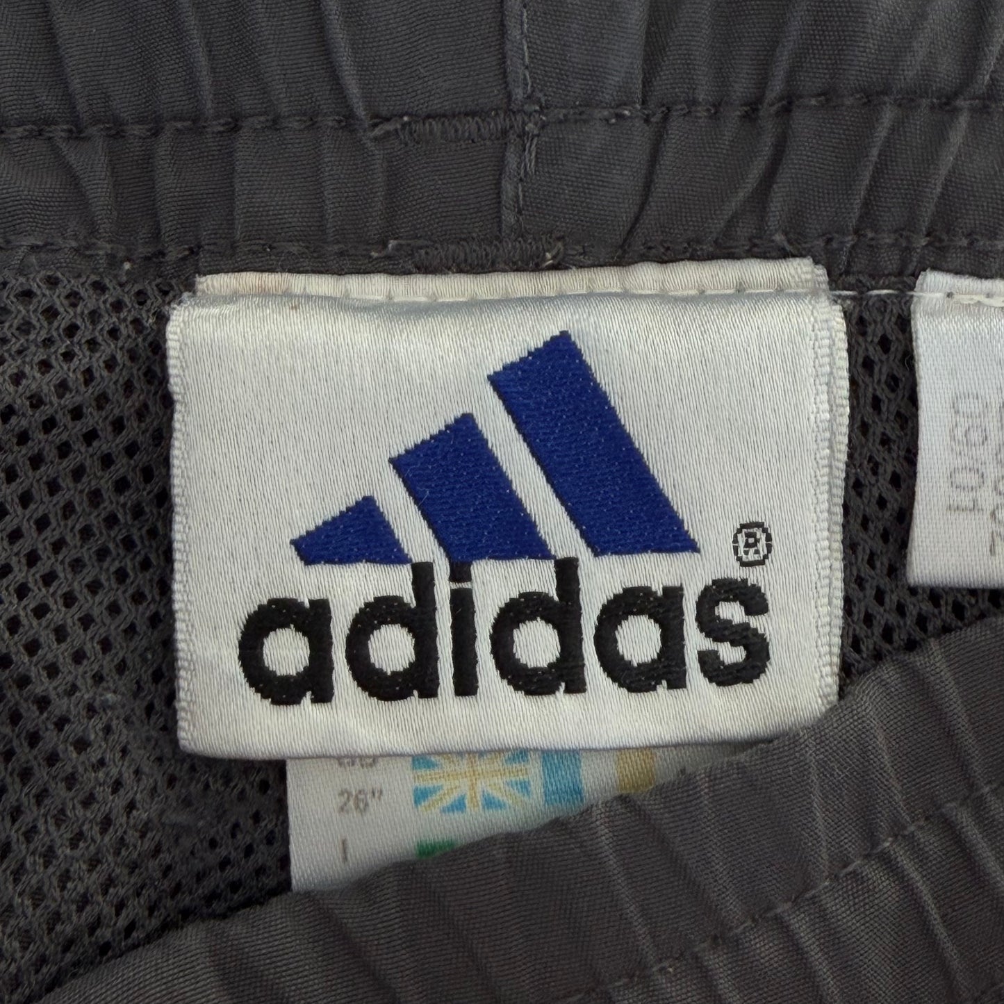 90s Adidas Striped Baggy Track Pants - M