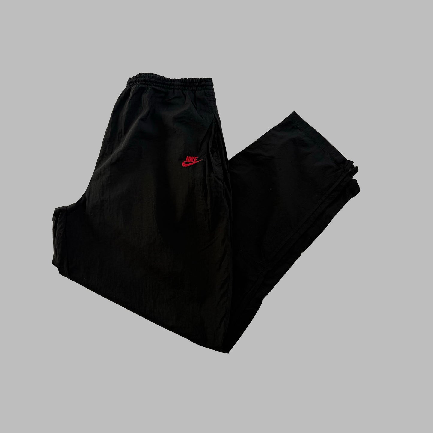 90s Nike Wide Leg Classic Track Pants - L