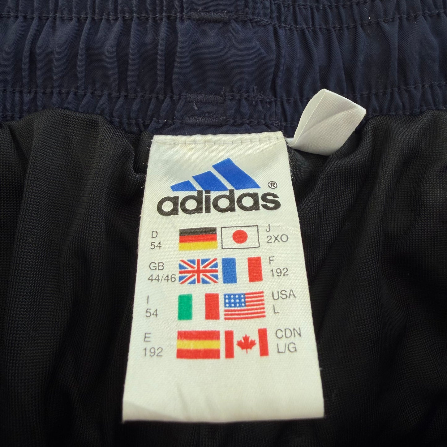 Y2K Adidas Minimal Baggy Track Pants - L