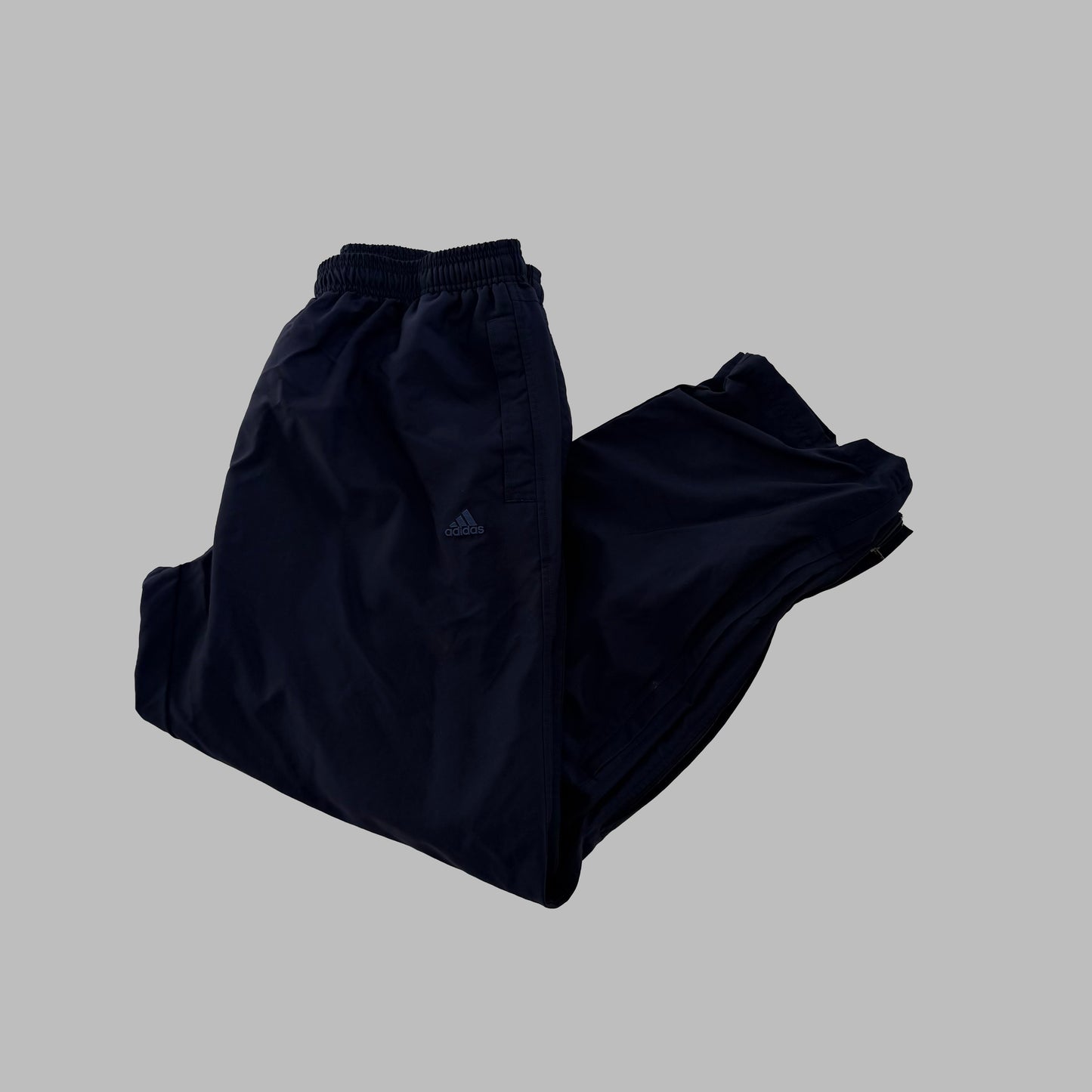 Y2K Adidas Minimal Baggy Track Pants - L