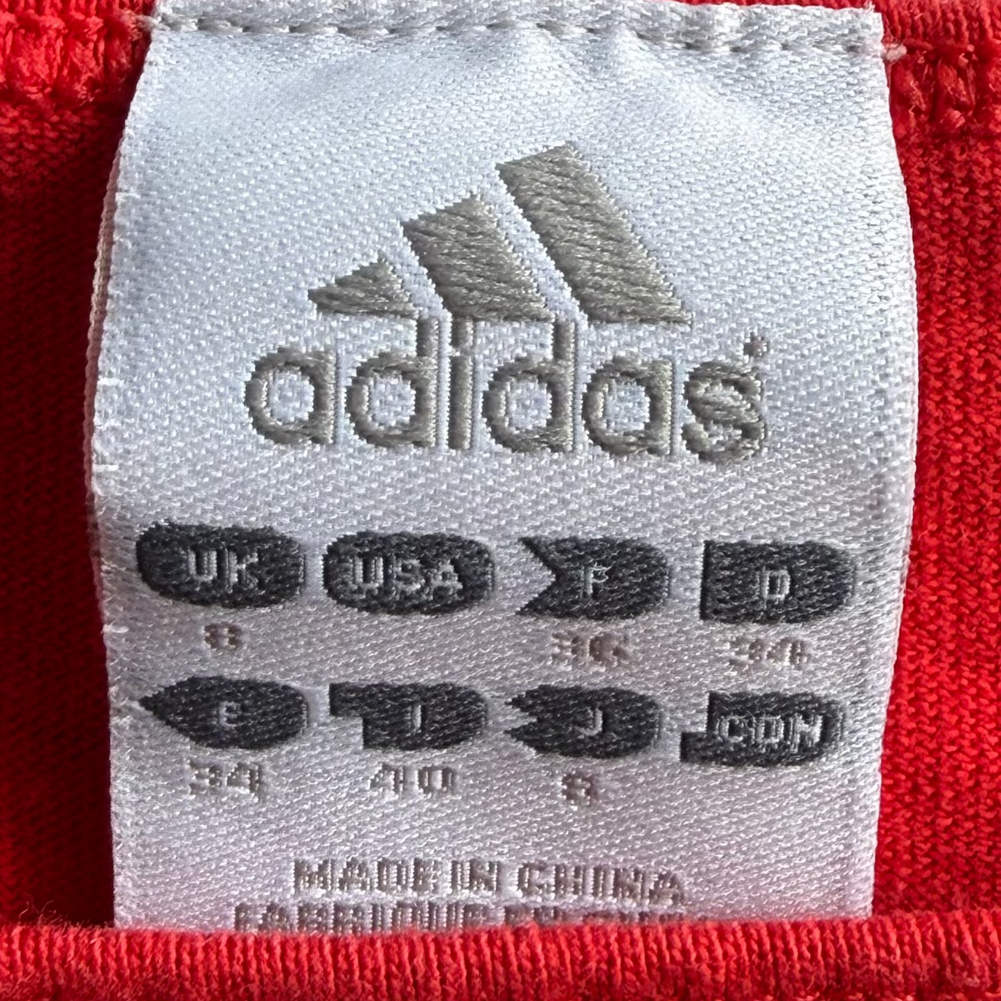 Y2K Adidas Three Stripe Spell Out Tank - S
