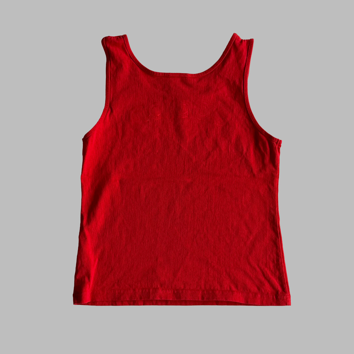 Y2K Adidas Three Stripe Spell Out Tank - S