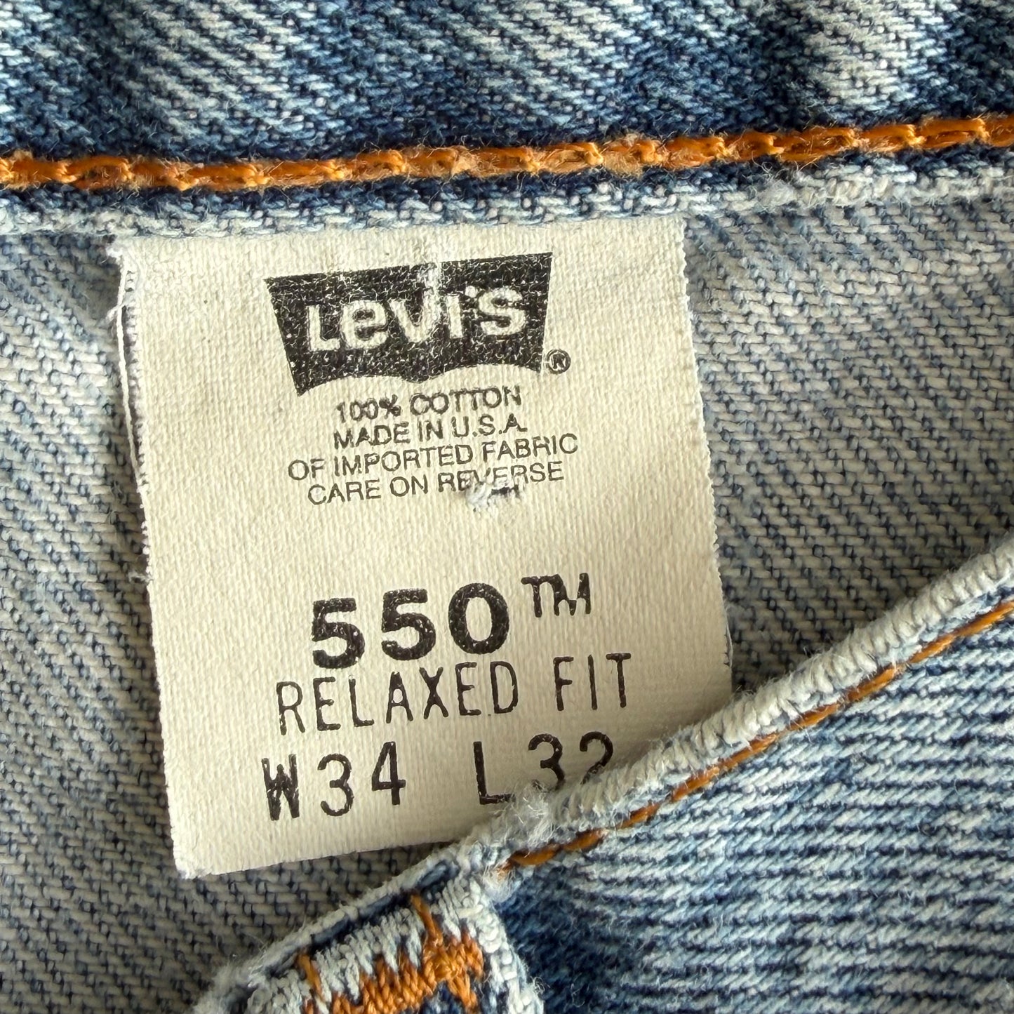 90s Levis Paper Tag Barrel Jeans - 34 x 32