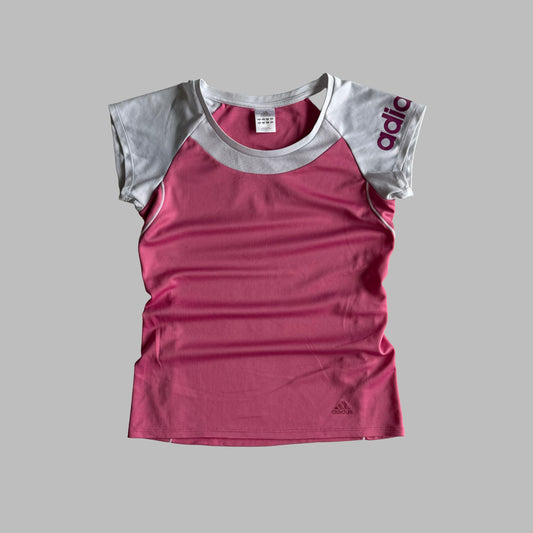 Y2K Adidas Activewear Raglan Top - L