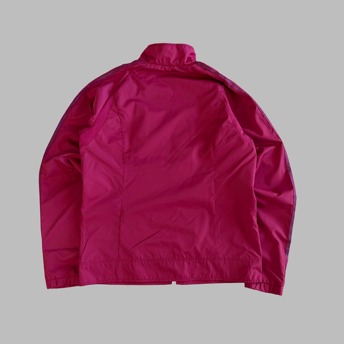 Y2K Adidas Three Stripe Track Jacket - M