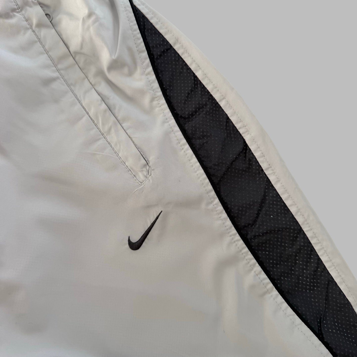 Y2K Nike Baggy Striped Track Pants - M