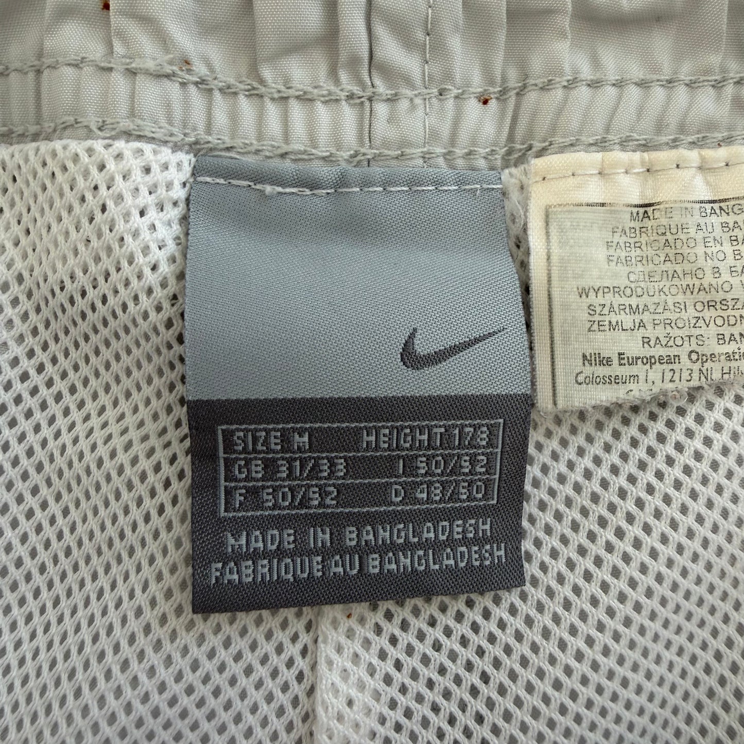 Y2K Nike Baggy Striped Track Pants - M