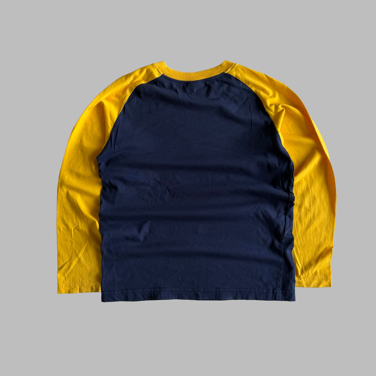 Y2K Adidas Raglan Spell Out Tee - M