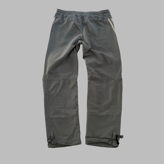 Y2K Adidas Three Stripe Baggy Track Pants - XS