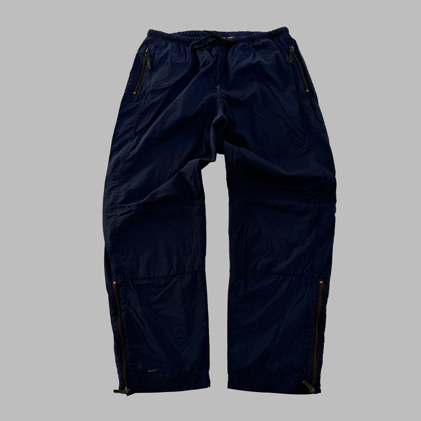 Y2K Nike Wide Leg Classic Track Pants - M
