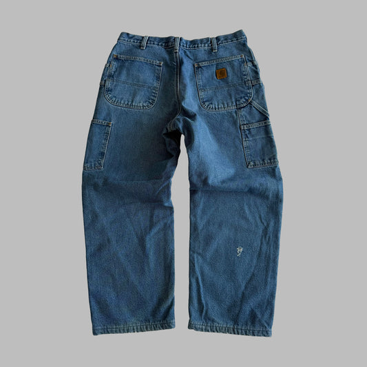 Y2K Carhartt Heavyweight Wide Leg Jeans - 34 x 30