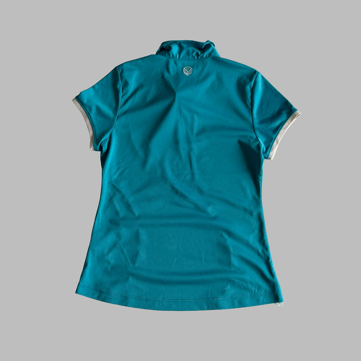 Y2K Nike Open V-Neck Polo Top - L