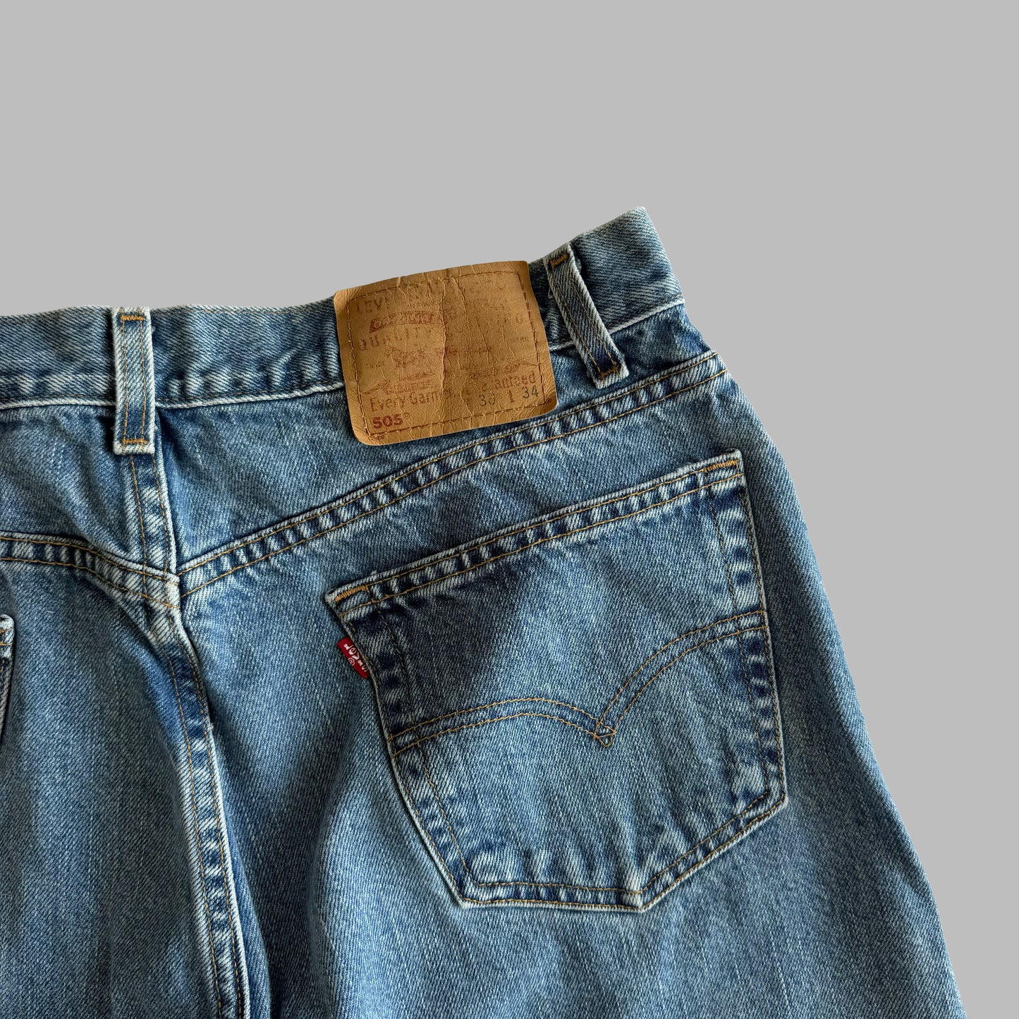 90s Levis Paper Tag Straight Leg Jeans - 36 x 34
