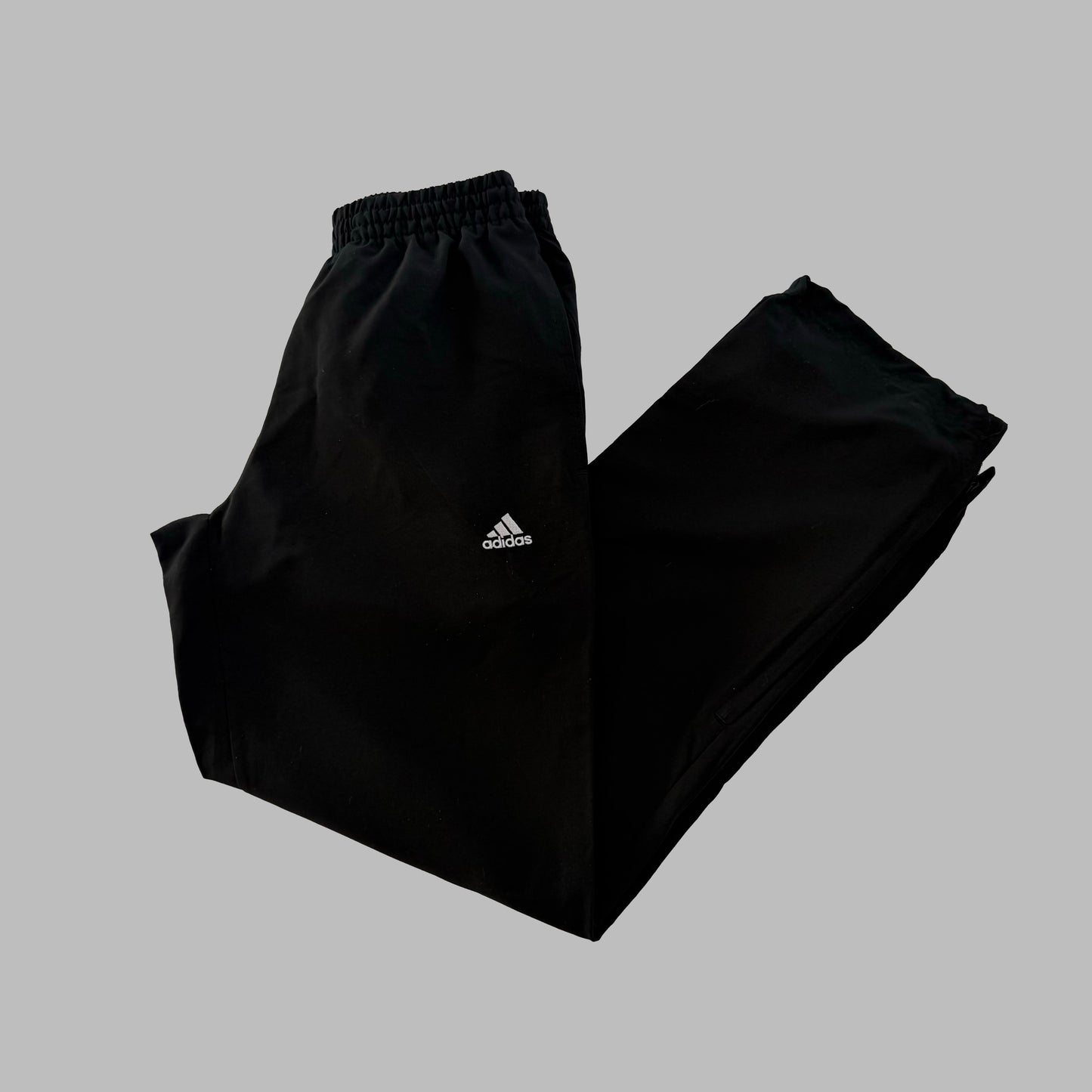 Y2K Adidas Classic Wide Leg Track Pants - XS