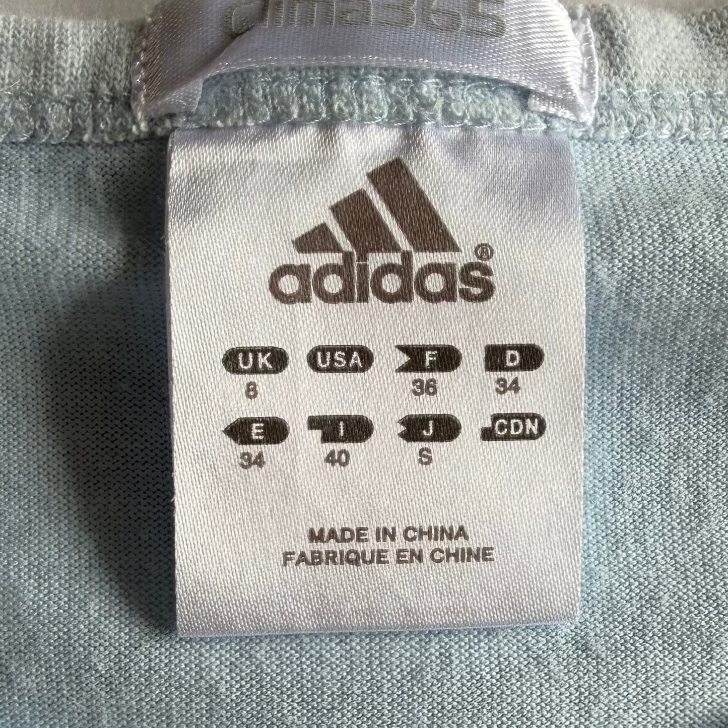 Y2K Adidas Three Stripe Baby Tee - S