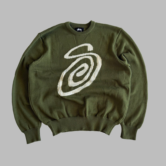 Stussy Swirly S Knit - Medium