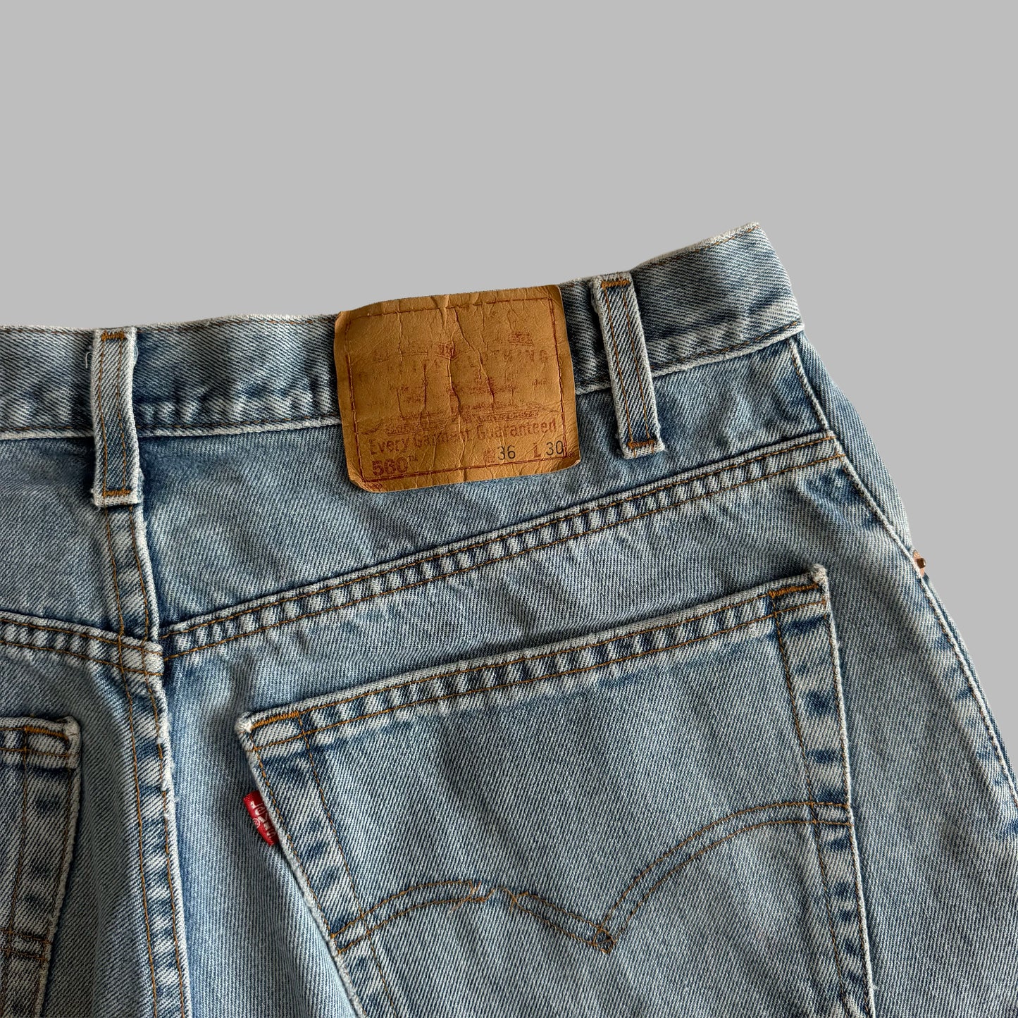 90s Levis Paper Tag Barrel Leg Jeans - 36 x 30