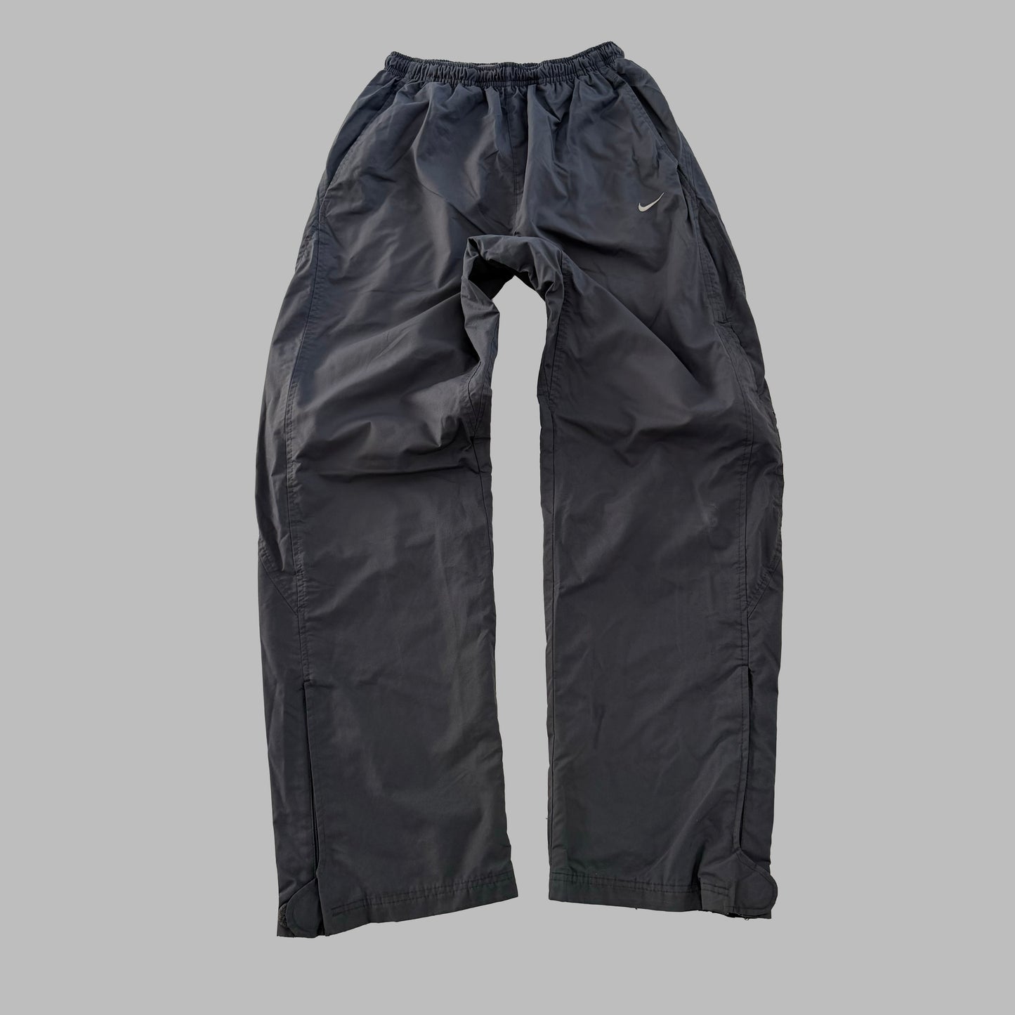 Y2K Nike Wide Leg Classic Track Pants - M