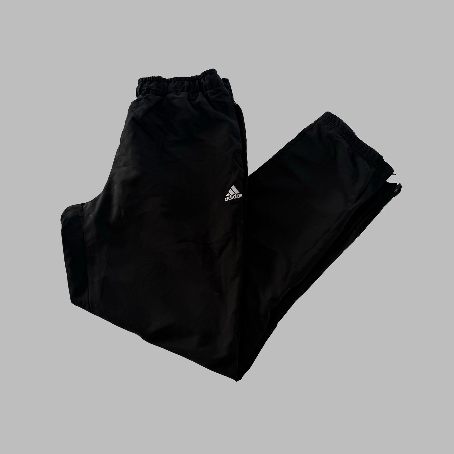 Y2K Adidas Classic Baggy Track Pants - M