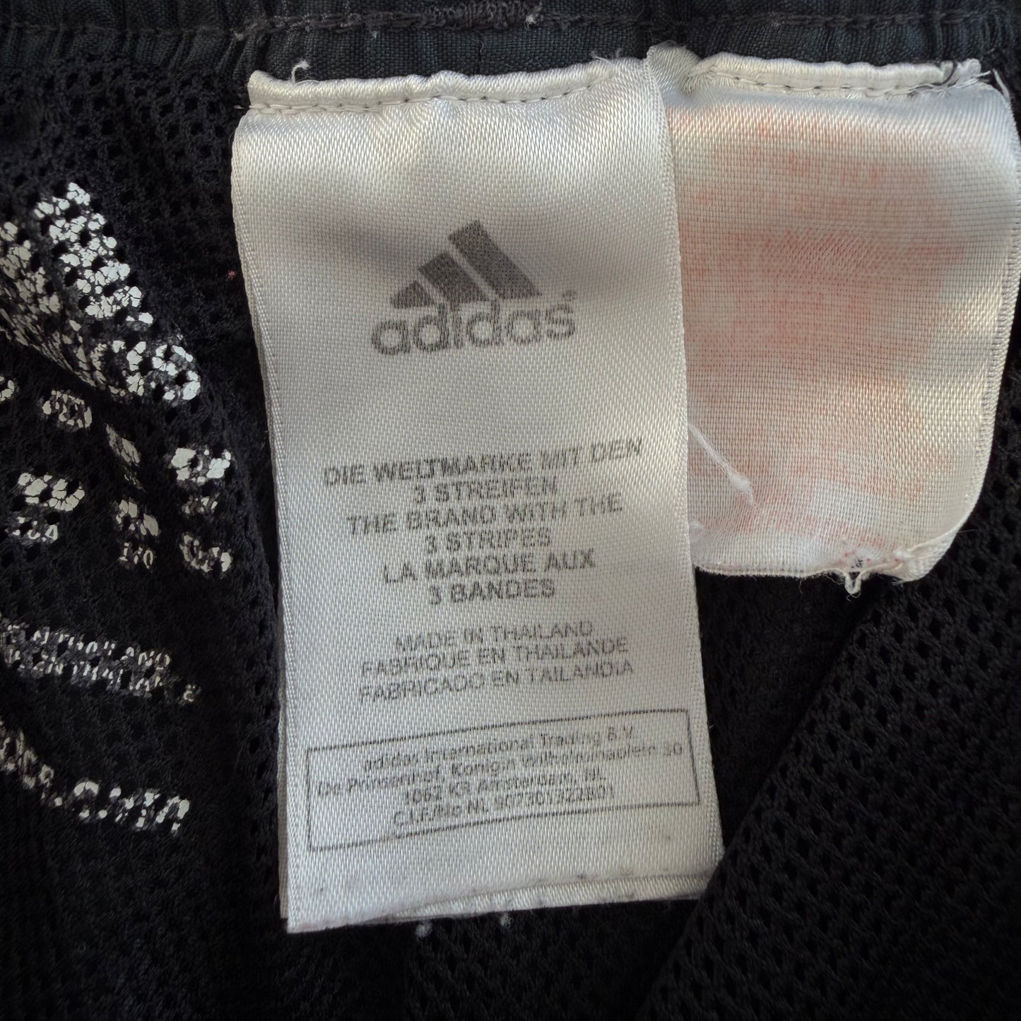 Y2K Adidas Striped Wide Leg Track Pants - S