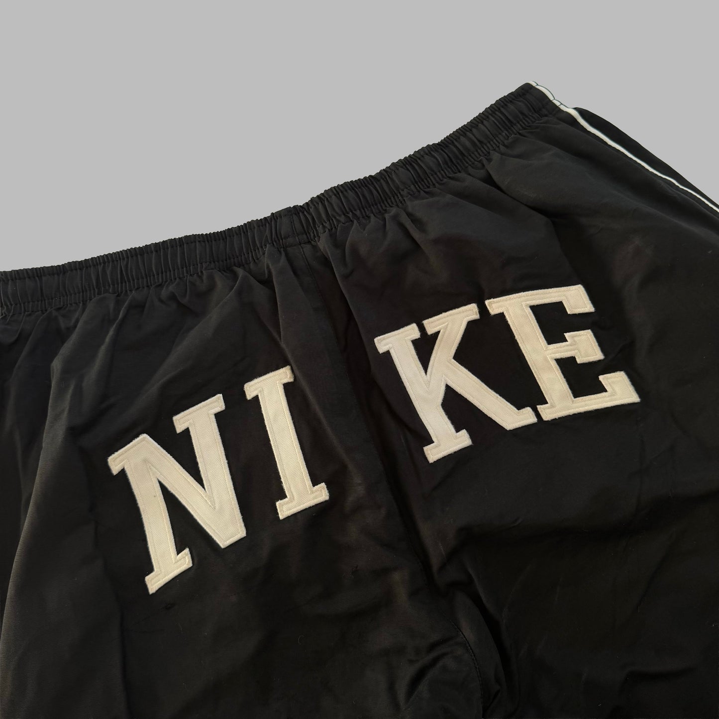 Y2K Nike Wide Leg Spell Out Track Pants - XL