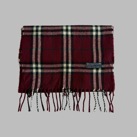 90s Burberry Scarf
