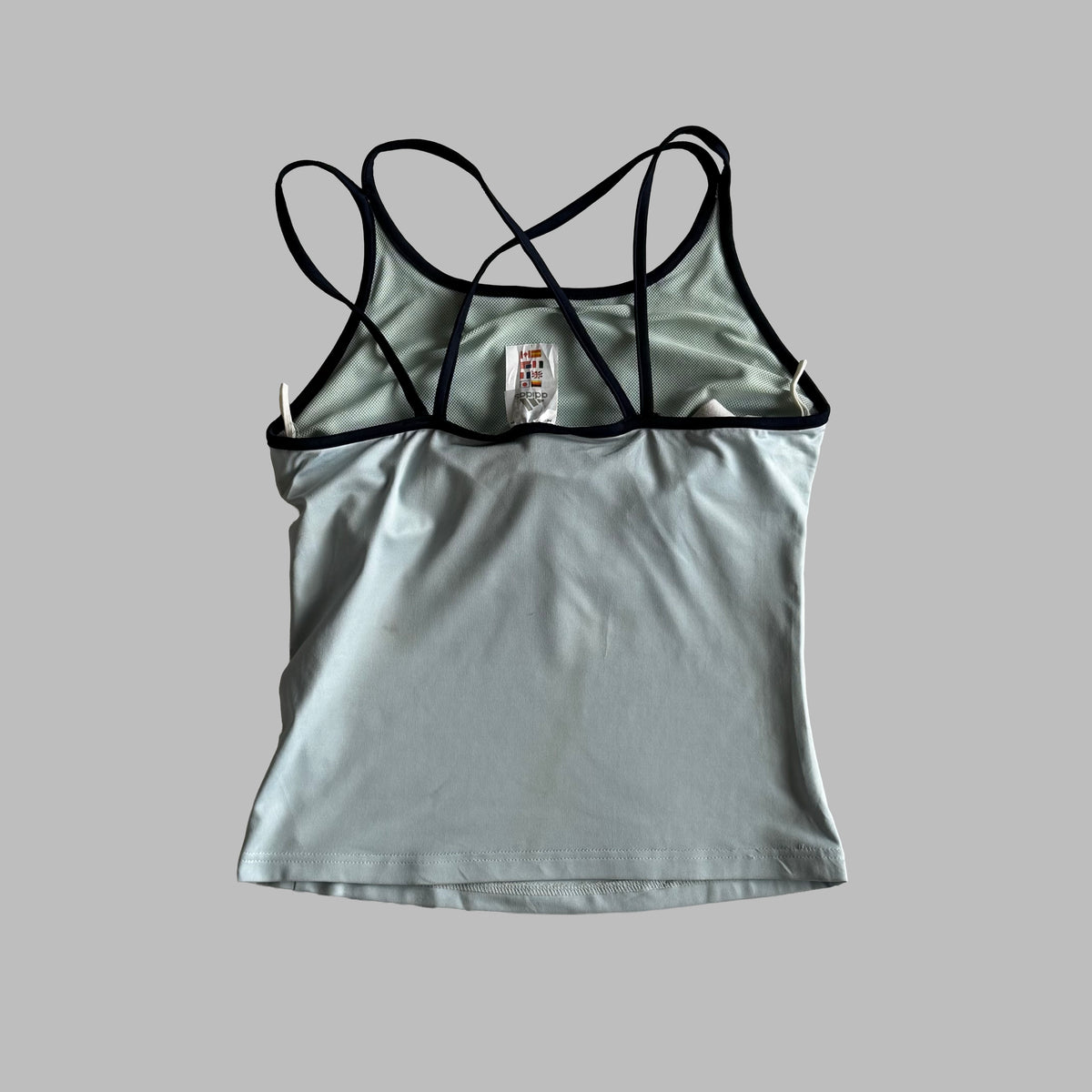 Y2K Adidas Cross Back Activewear Top - M
