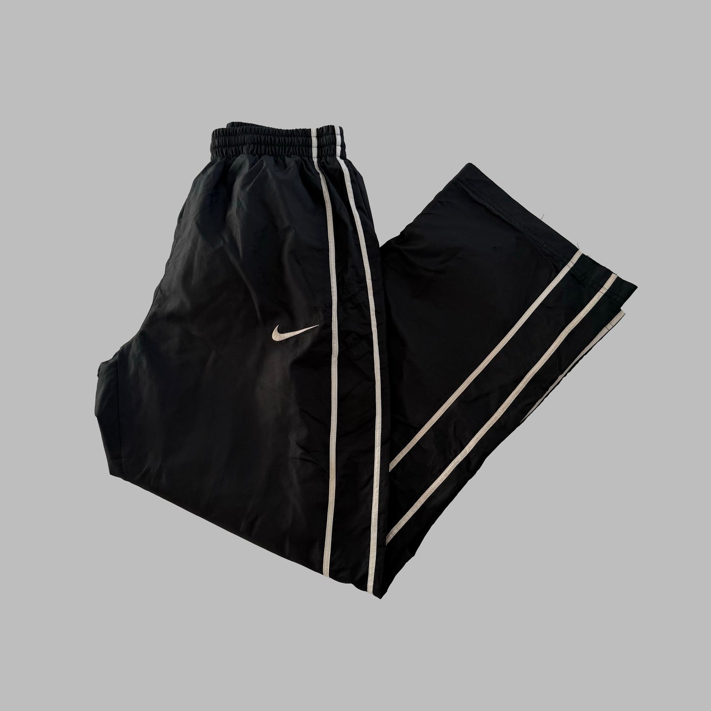 Y2K Nike Three Quarter StripedTrack Pants - XS