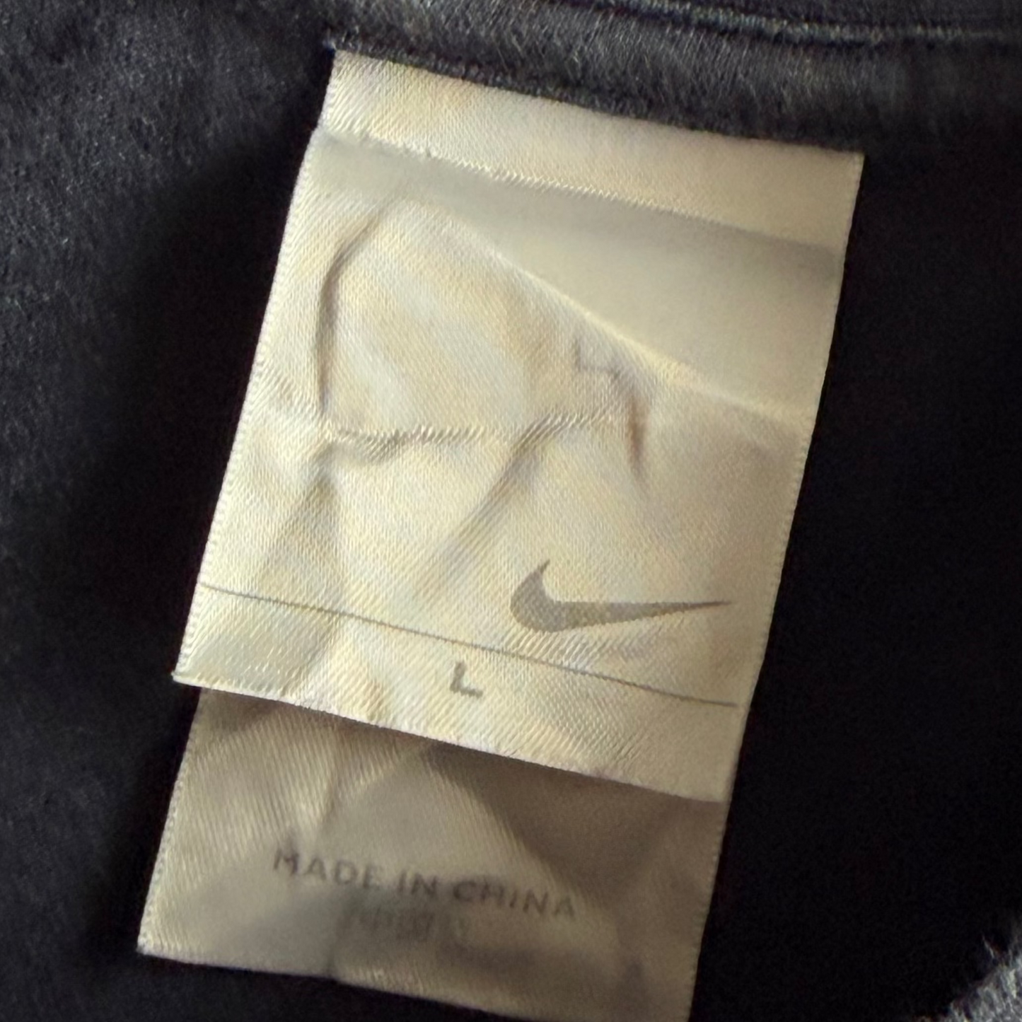 Y2K Nike Spell Out Tee - L