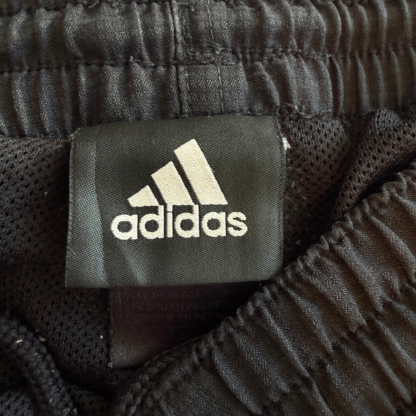 Y2K Adidas Minimal Wide Leg Track Pants - S