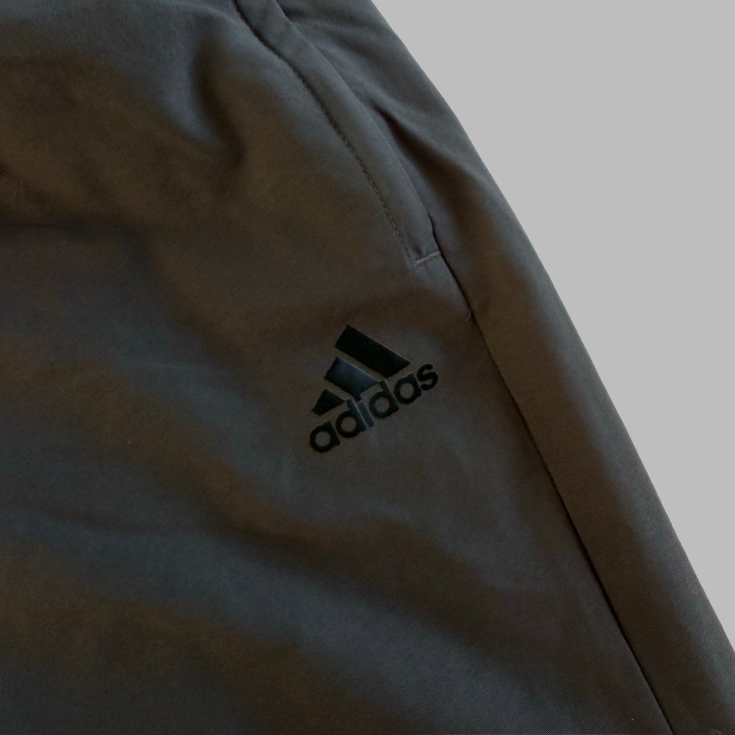 Y2K Adidas Three Stripe Baggy Track Pants - XXL