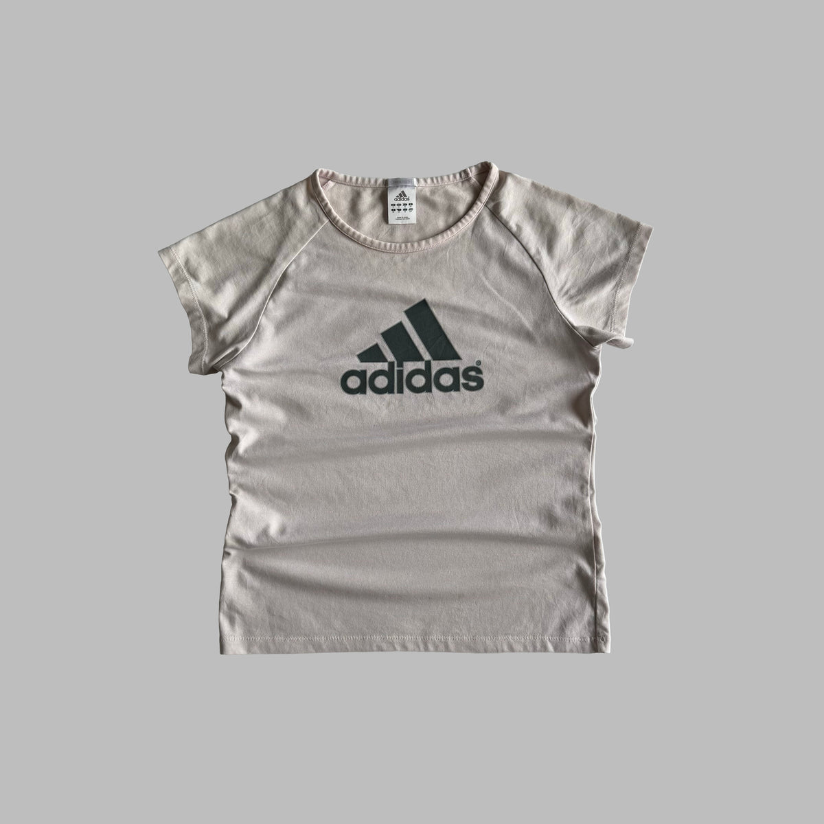 Y2K Adidas Spell Out Lightweight Top - M