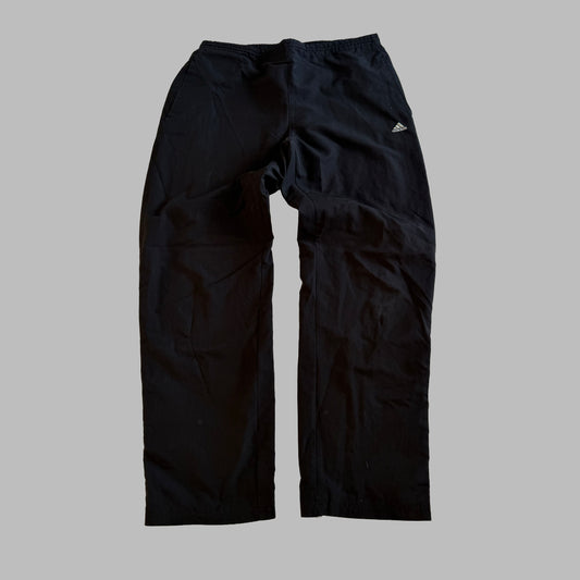 Y2K Adidas Classic Wide Leg Track Pants - M