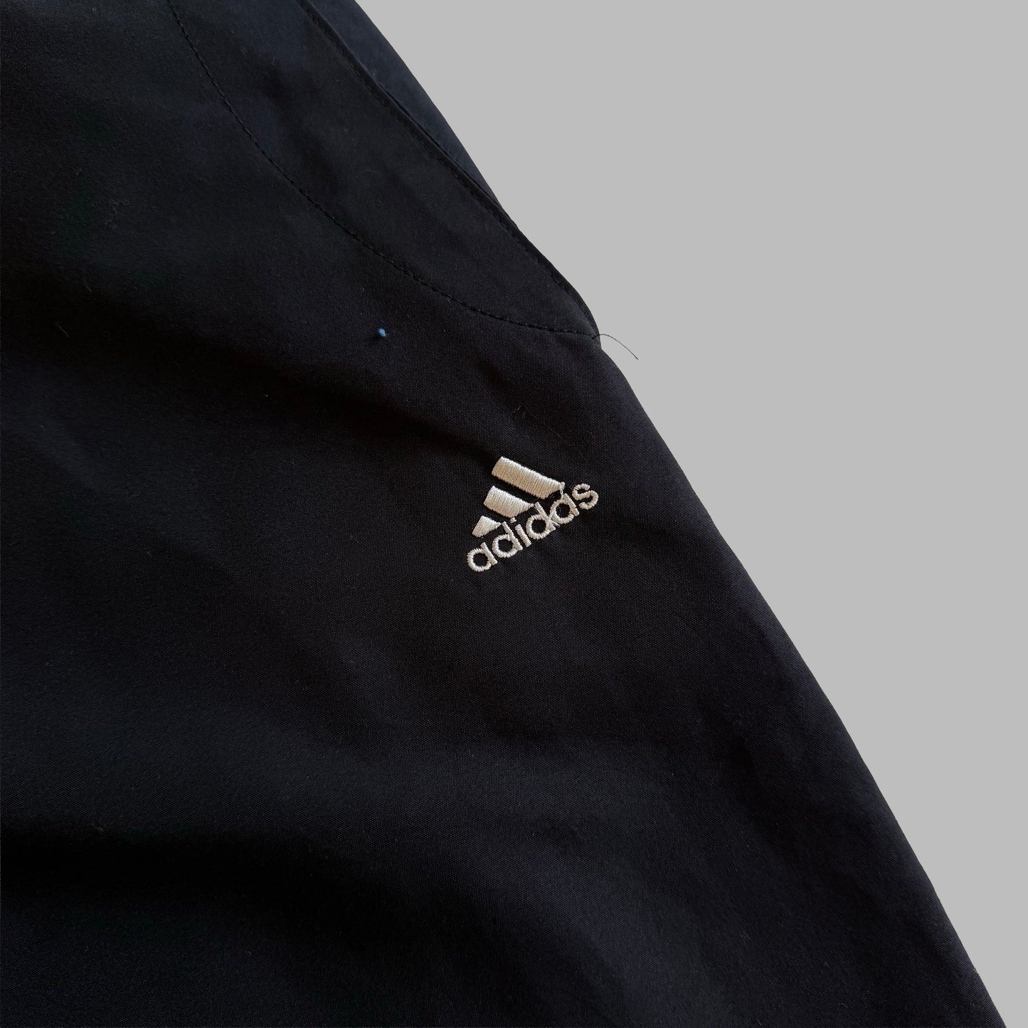 Y2K Adidas Classic Wide Leg Track Pants - M