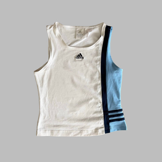 Y2K Adidas Asymmetrical Activewear Top - M