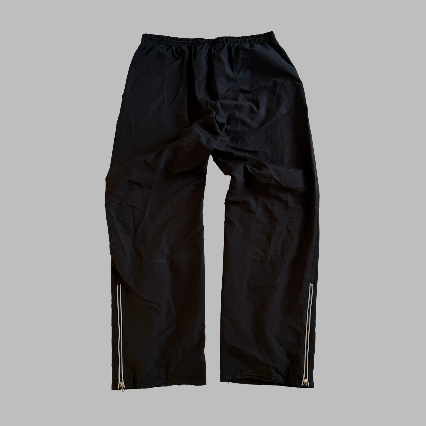 Y2K Adidas Classic Wide Leg Track Pants - M