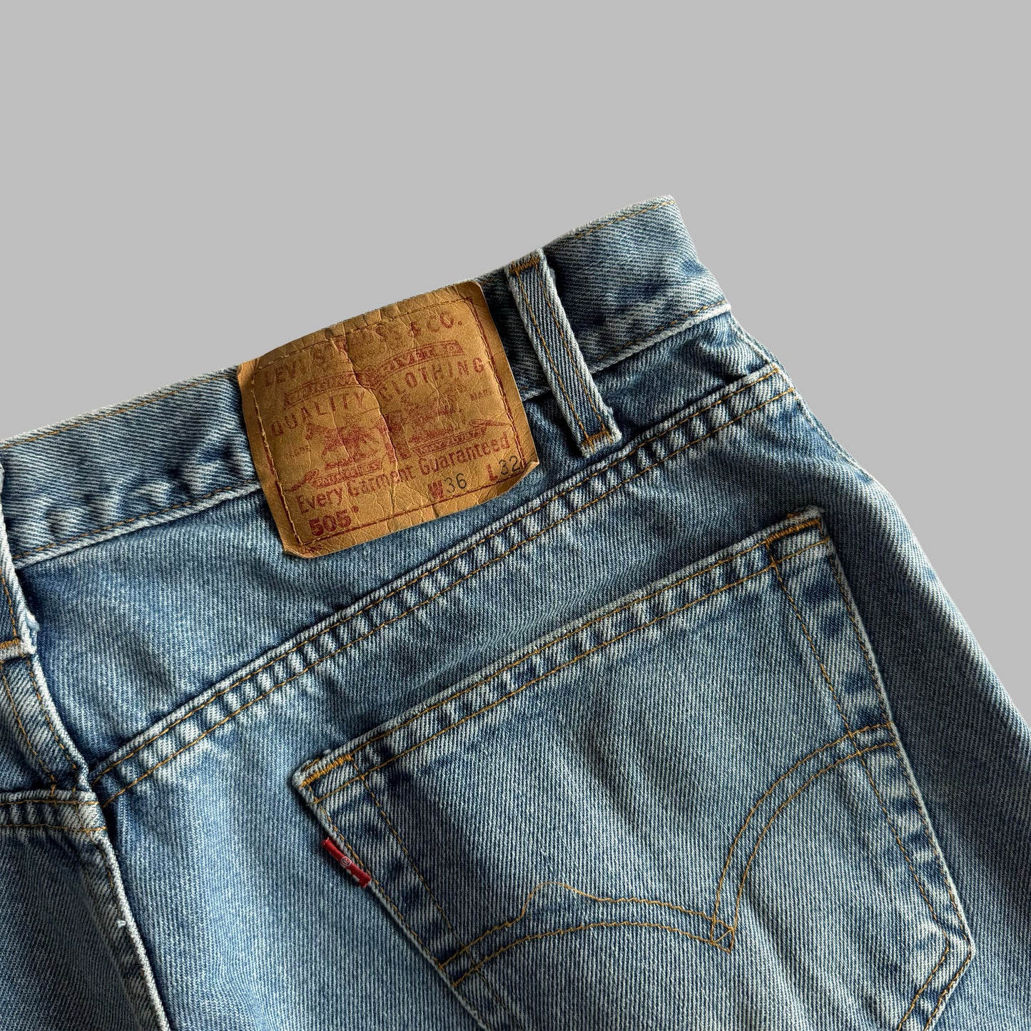 Levis Paper Tag Straight Leg Jeans - 36 x 32