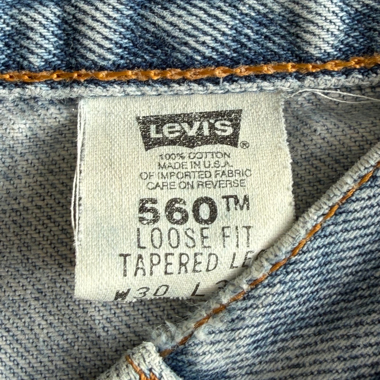 90s Levis Paper Tag Barrel Jeans - 30 x 32