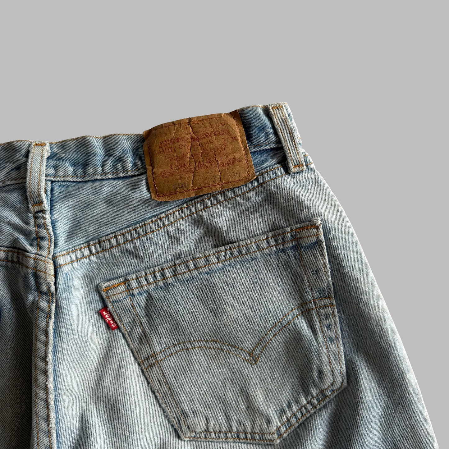 90s Levis Paper Tag Straight Leg Jeans - 32 x 30