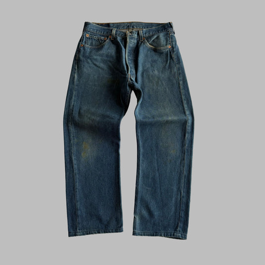 90s Levis Paper Tag Wide Leg Jeans - 33 x 32