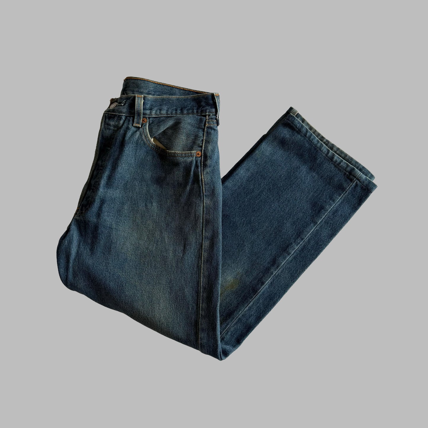90s Levis Paper Tag Wide Leg Jeans - 33 x 32
