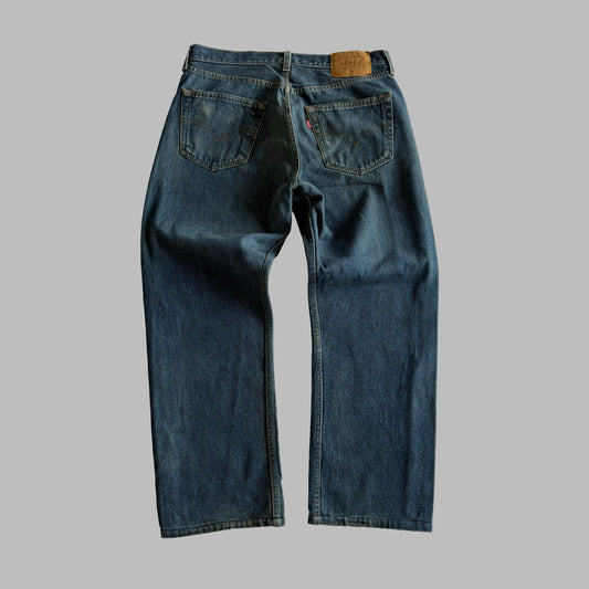 90s Levis Paper Tag Wide Leg Jeans - 33 x 32