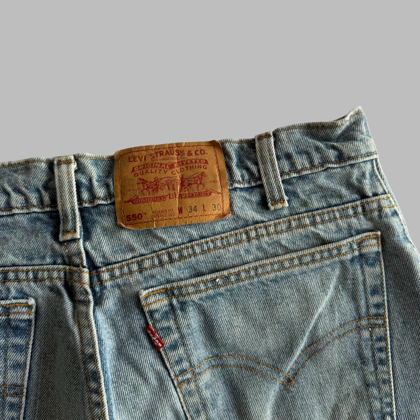 90s Levis Paper Tag Barrel Jeans - 34 x 30