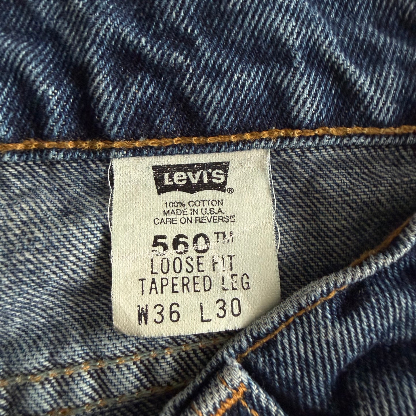 90s Levis Paper Tag Barrel Jeans - 36 x 30