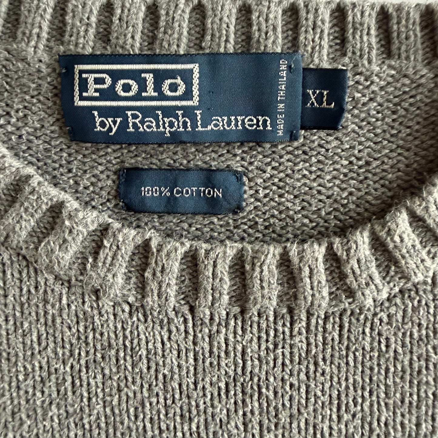 90s Polo Ralph Lauren Heavy Knit - XL