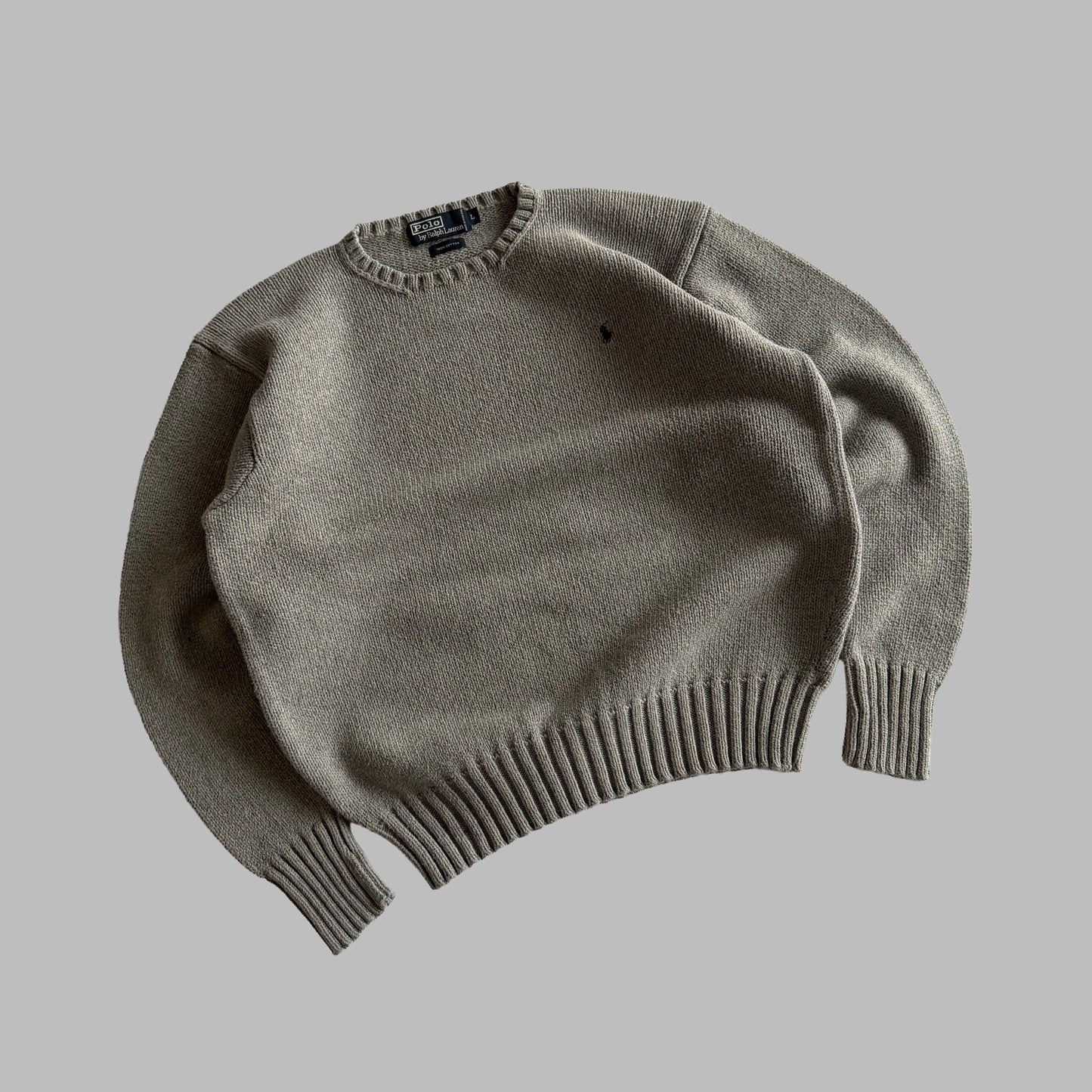 90s Polo Ralph Lauren Heavy Knit - L