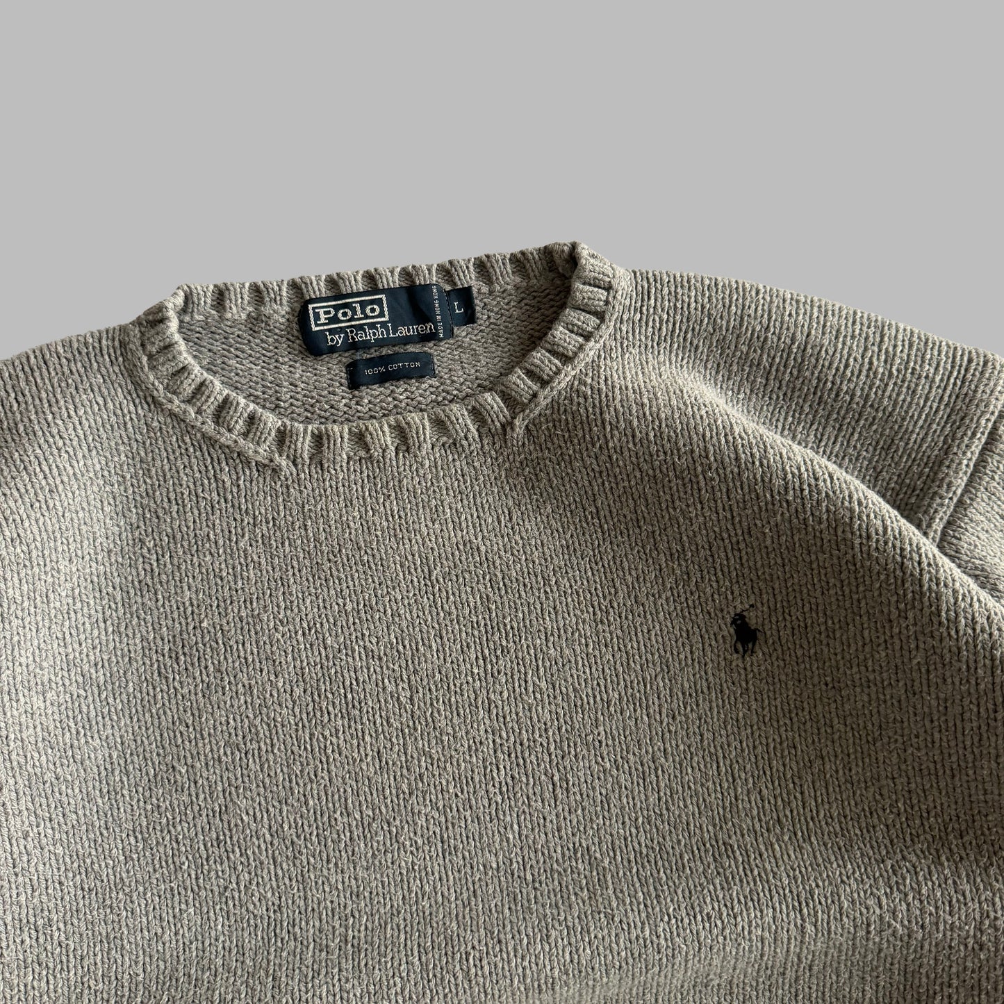 90s Polo Ralph Lauren Heavy Knit - L