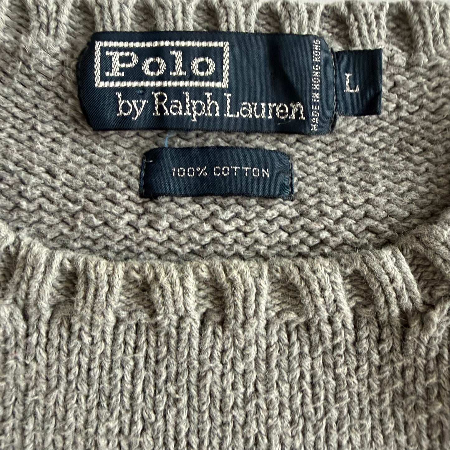 90s Polo Ralph Lauren Heavy Knit - L
